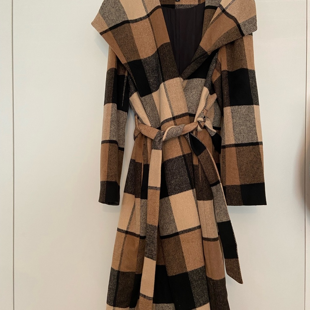 Isaac Mizrahi NY Plaid Coat
